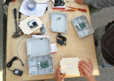 Laboratorio di automontaggio di una centralina per il monitoraggio ambientale