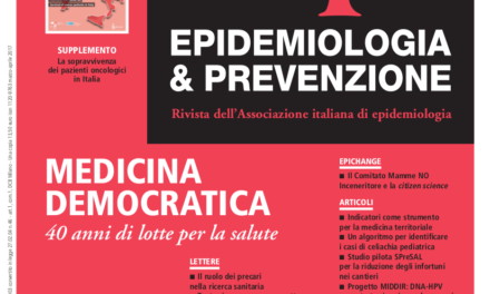 “Non ci sono le centraline? Ce le costruiamo da soli!” – Intervista uscita su rivista “Epidemiologia & Prevenzione”