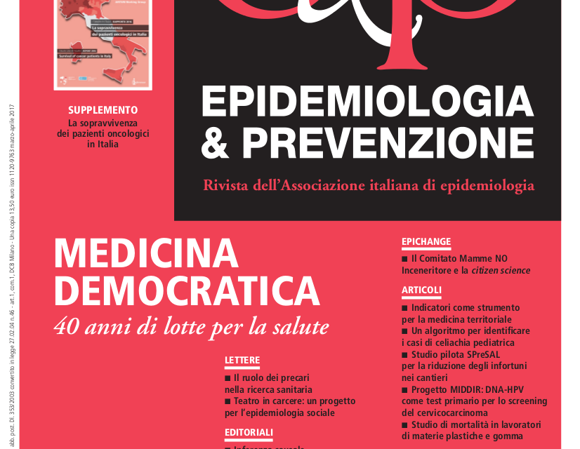 “Non ci sono le centraline? Ce le costruiamo da soli!” – Intervista uscita su rivista “Epidemiologia & Prevenzione”