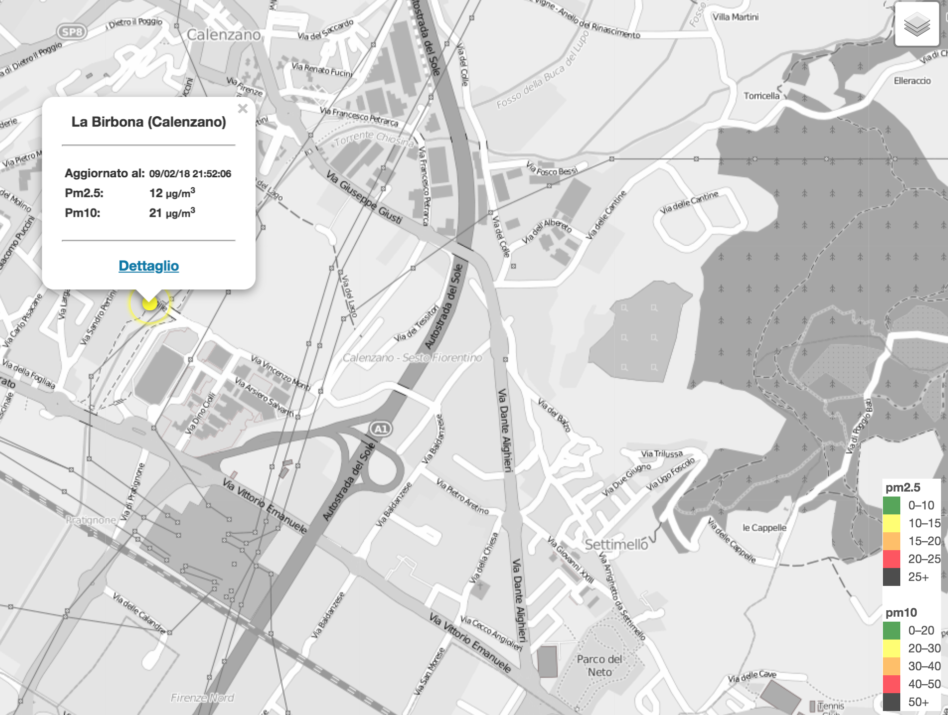 La Birbona, la prima centralina della qualità dell'aria a Calenzano